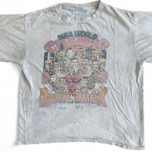 Vintage Salem Sports Chicago Bulls 1991-92 NBA Champs Caricature Shirt